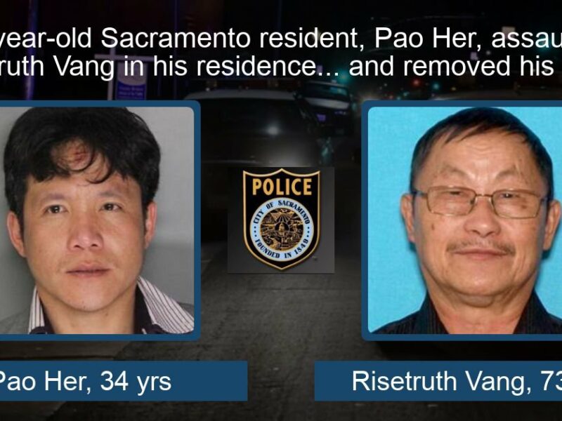 PRESS RELEASE: Sacramento Police Detectives Make Homicide Arrest in case of Missing 73-year-old