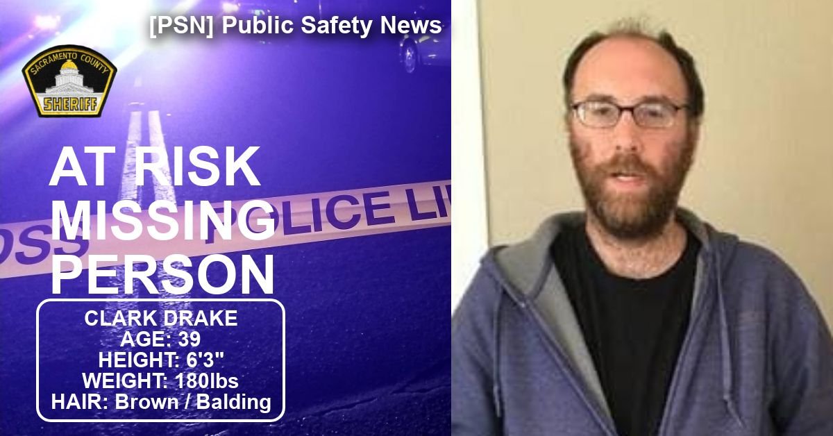 [LOCATED] SHERIFF: At Risk Missing Person, Clark Drake