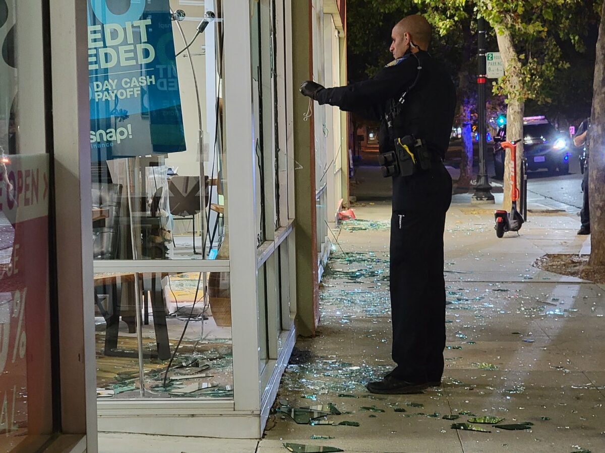 POLICE LOG: Felony Vandalism, Del Paso Business District, September 16, 2021