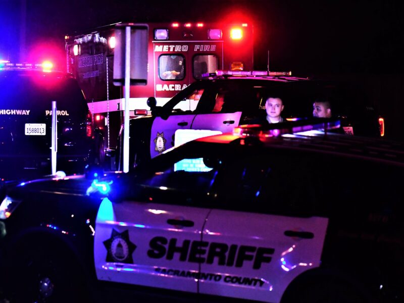 Deputies under fire, return fire, striking a wanted carjacking suspect in the Carmichael area of Sacramento County, Christmas Eve