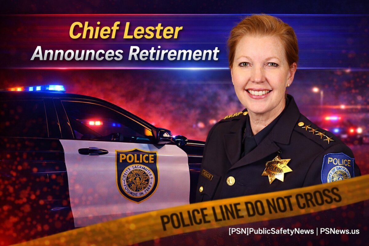 Sacramento Police Chief Kathy Lester Announces Retirement After 32-Year Career