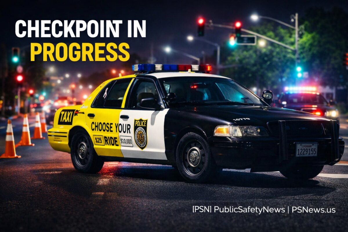 Sacramento Police Conducting DUI, Driver’s License Checkpoint Friday Night