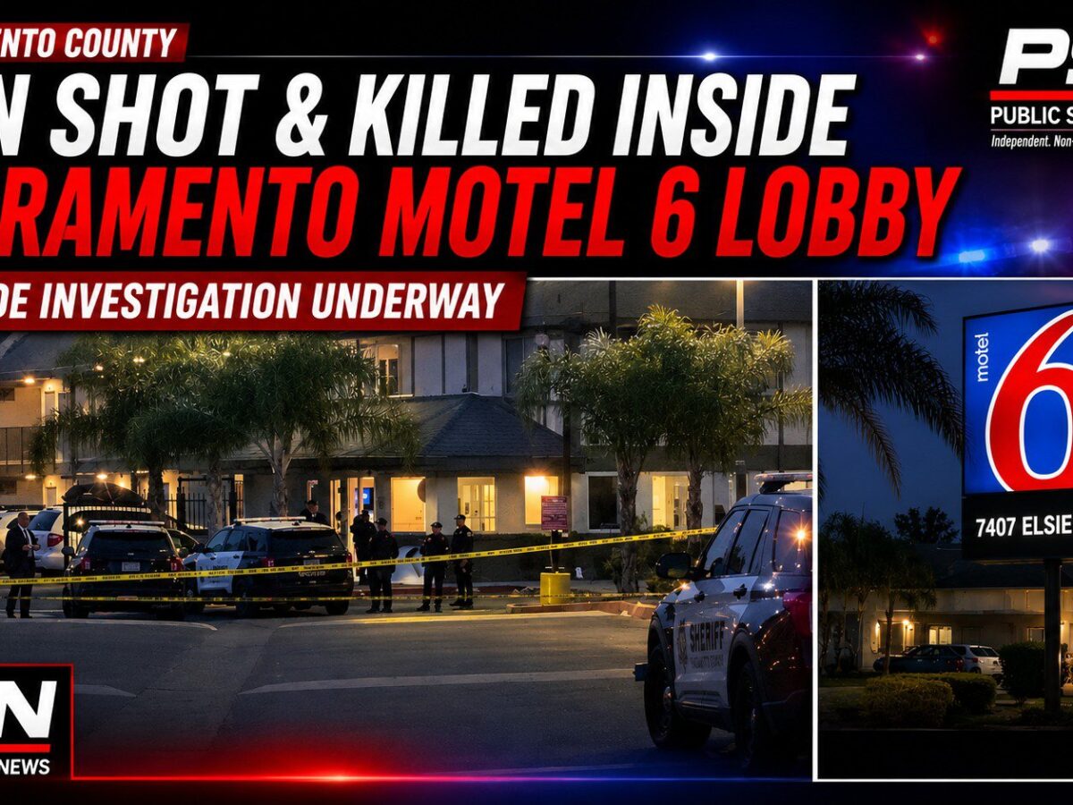 Man Shot and Killed Inside South Sacramento Motel 6 Lobby; Homicide Investigation Underway cover