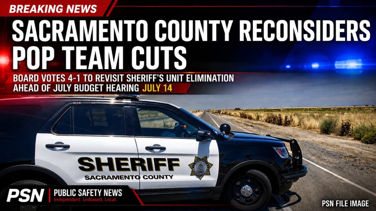 Sacramento County Supervisors Reconsider Cuts to Sheriff's POP Team cover