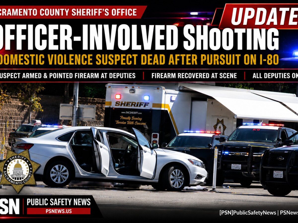 Officer-Involved Shooting Leaves Domestic Violence Suspect Dead Following Interstate 80 Pursuit cover