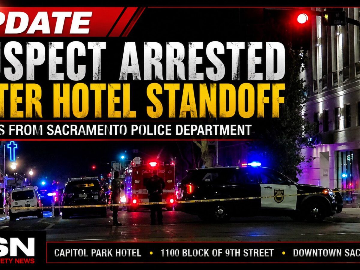 Update: Suspect Arrested After Hours-Long Barricade at Downtown Sacramento Hotel cover