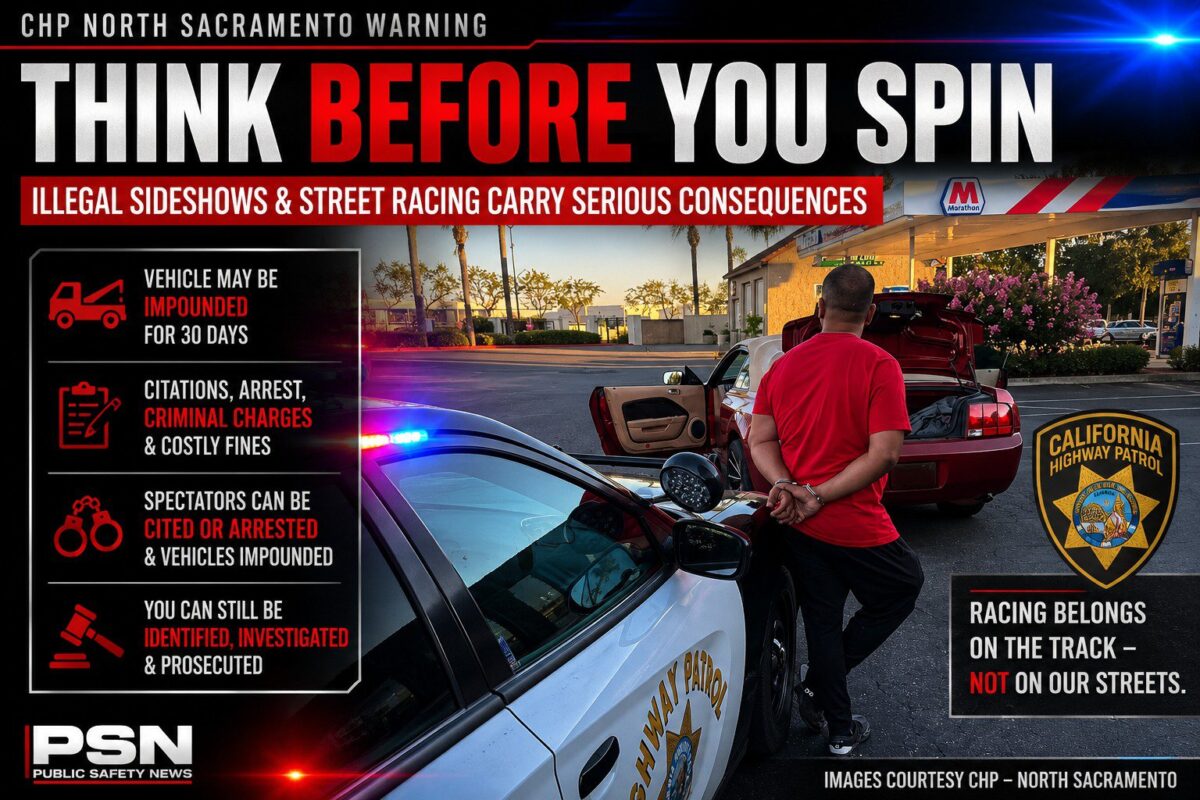 ​CHP Warns of Consequences for Illegal Sideshows, Street Racing cover