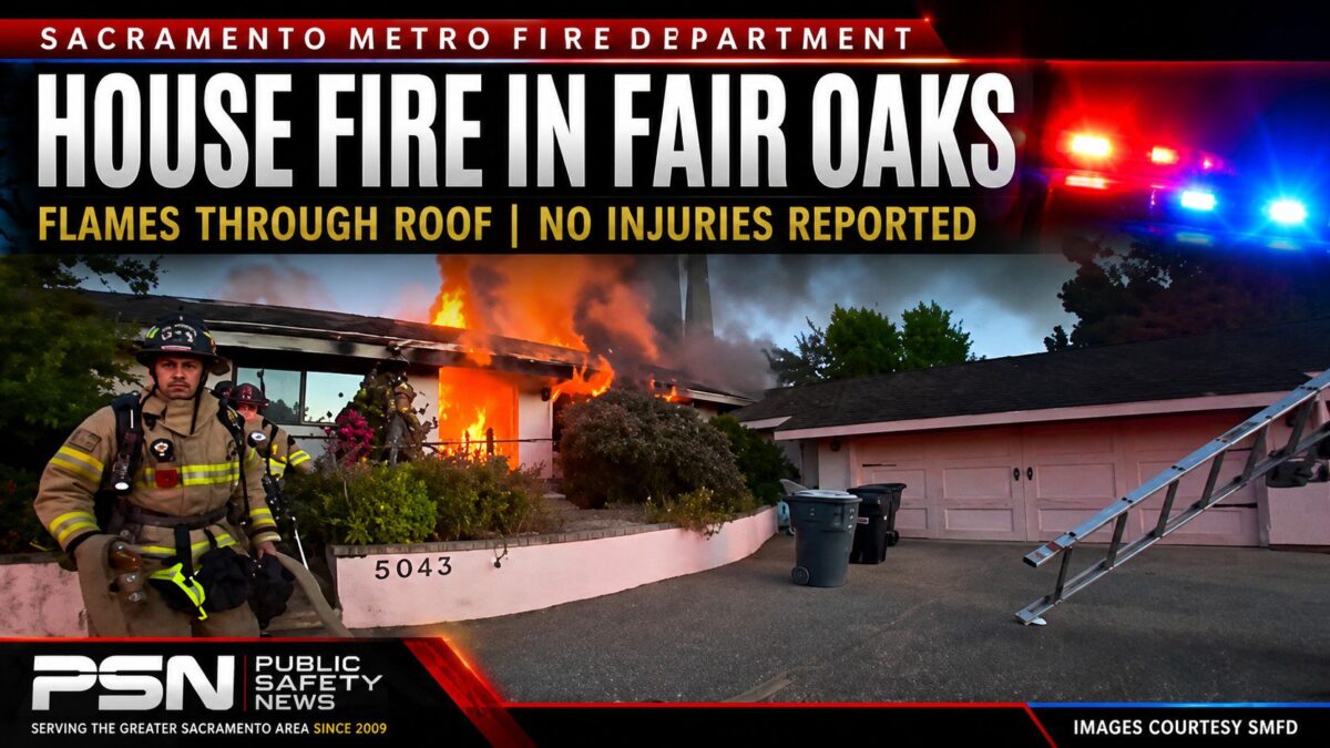 ​Firefighters Contain Early Saturday-Morning House Fire In Fair Oaks cover